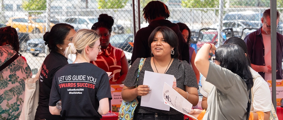 Students attending New Student Orientation