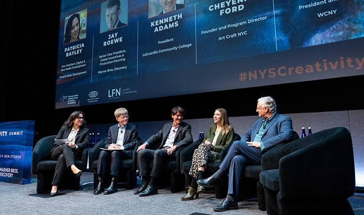 President Kenneth Adams Discusses NYS Industry Pipeline Opportunities Alongside Leaders of Film and Television Industry at The New York State Multicultural Creativity Summit